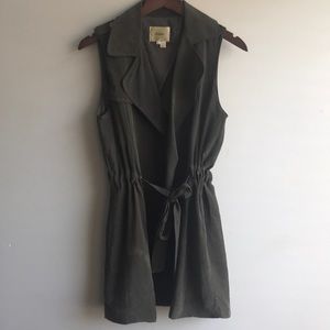 Anthropologie Brown Sleeveless Vest